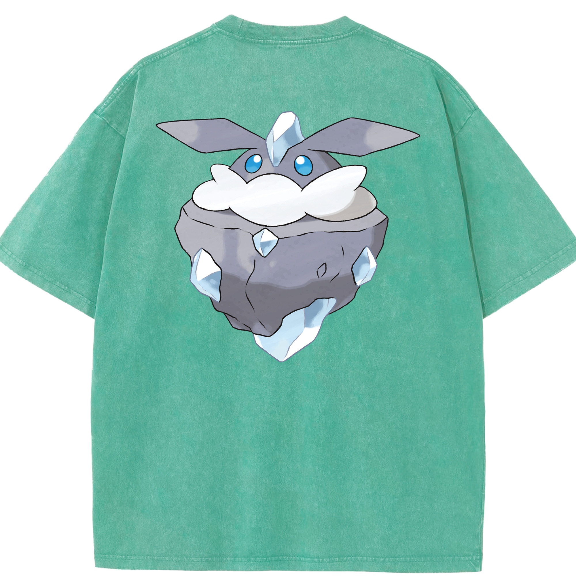 （画像用） ポケットモンスター Pokémon 綿100% ヴィンテージ風 半袖Tシャツ（背面プリント）